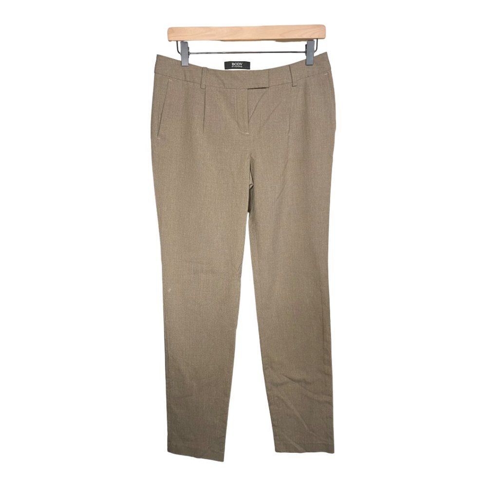 Body By Victoria Trousers Size 6 Tall Brown The Christie Fit Pants Straight Cut
